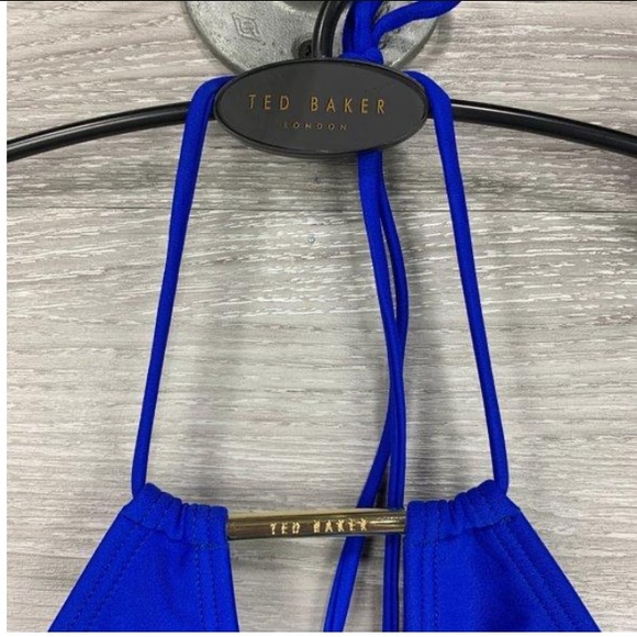 🎉HP 9/7 🎉 Ted Baker Pikaa Halter Swimsuit - Picture 3 of 10